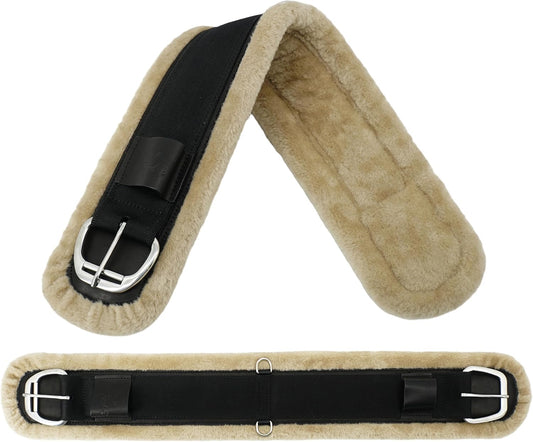 Fleece Western Cinch,Breathable Horse Cinch Girth for Western Saddle